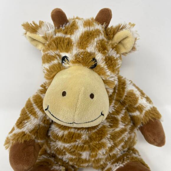 Warmies Intelex Brown White Spotted Giraffe Microwaveable Hot Cold 12" Plush - Picture 2 of 9